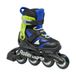 Rollerblade Microblade Noir/Bleu Patins à roulettes réglables pour enfants 33-36.5