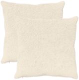 vidaXL - Kussensloop - 2 stuks - Wit - 70 x 70 cm