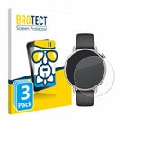 BROTECT Screenprotector 3 Pièces pour Xiaomi Watch S4 (41 mm) Verre Protecteur Transparent