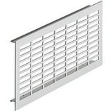 Häfele H3619 Aluminium Grille d'air carrée avec barre à barres fendues, 500 x 110 mm