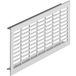 Häfele H3619 Aluminium Grille d'air carrée avec barre à barres fendues, 500 x 110 mm
