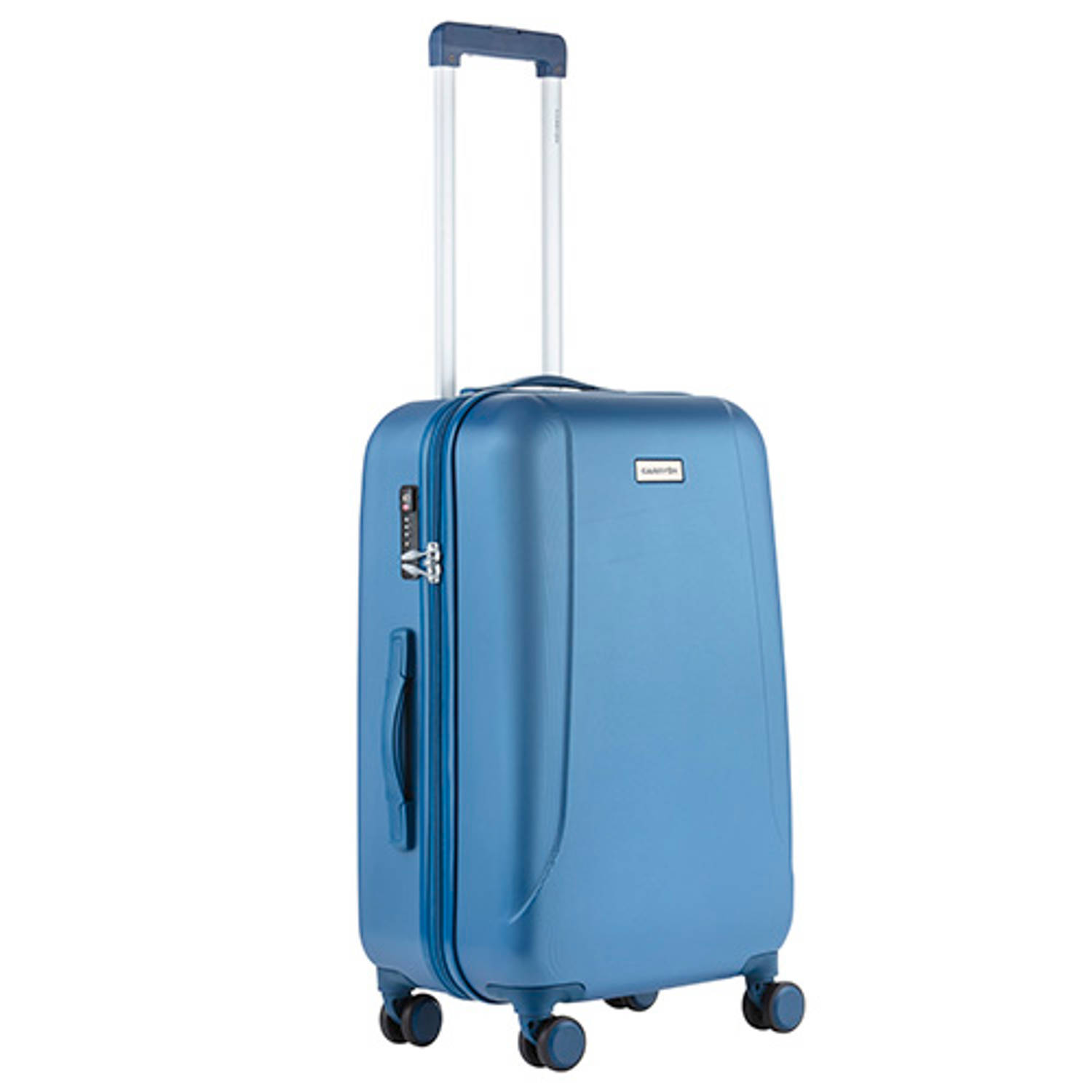 CarryOn Skyhopper Reiskoffer – 68.5cm TSA Trolley met Expander en OKOBAN - Blauw