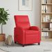 vidaXL Relaxstoel Rood Kunstleer
