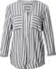 Tom Tailor Blouse met streepmotief - Maat 36 - offwhite navy vertical stripe