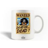 Keramische mok maniacase, One Piece Brook Wanted Dead Or Dead