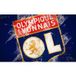Olympique Lyonnais Papier Peint Panoramique Foot / Football - 195 cm x 122 cm