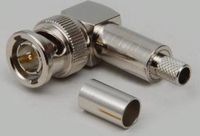 BKL Electronic 0401218 BNC-connector Stekker, haaks 50 Ω 1 stuk(s)