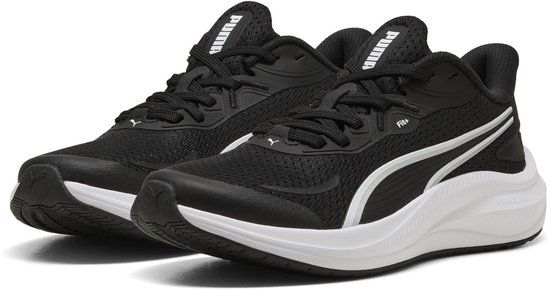PUMA Skyrocket Lite 2 Jr Unisex Sportschoenen - Puma Black-Puma White-Puma Silver