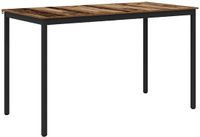 vidaXL Bartafel Bewerkt Hout Rechthoekig