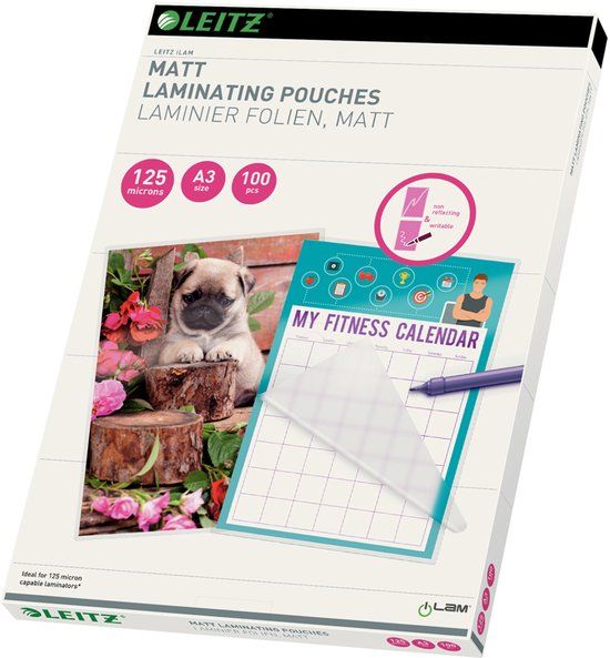 LEITZ lamineerhoes A3 mat 250 micron