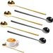 Ibenzoa® Luxe Set de 6 cuillères longues en Acier inoxydable