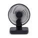 wonderlamp Fanito Tafelventilator, donkerblauw, oscillerend, 4 snelheden, oplaadbare accu, 13 uur autonomie, draagbare bureauventilator zonder kabel