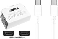 Samsung Câble de données/chargement - EP-DG977BWE - Connecteur USB-C blanc ORIGINAL