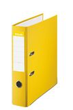 ESSELTE 42324 - Archivador de palanca plástico forrado con rado, ojete y cantonera Folio. Lomo 75 mm Kleur amarillo