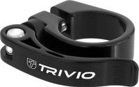 Trivio Zadelpenklem Aluminium Zwart 34.9MM QUICK RELEASE
