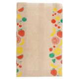García de Pou 515.05 Fruitzakken, plat, 1,5 kg, 36 g/m2, 19 + 8 x 30 cm, 250 stuks, naturel