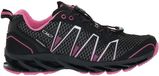 CMP Chaussures de randonnée pour enfants Rigel Gris Rose Noir Unisexe Synthétique Caoutchouc Semelle dure Lacets 33