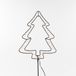 Anna's Collection B.O.T. Outdoor Black Tree On Stick 24X100 cm40Led Classic kerstverlichting Anna's Collection