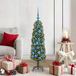 Prolenta Maison Exclusive Kunstkerstboom met 150 LED-lampjes, inclusief standaard, groen, 120 cm