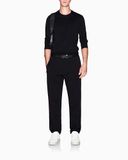 Armani Exchange Pantalon pour homme, avec poches zippées, noir, taille M