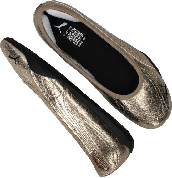 PUMA Catch Soleil Metallic Whisper Ballerina's - Dames - Goud - Maat 40