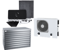 Evolar Geluidsreducerende warmtepomp en airco omkasting - Tower - Licht Antraciet - Tweedekans