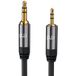Primewire AUX Klinkenkabel 3,5 mm auf 2,5 mm, HiFi Verbindungskabel, 1,5 m Audio-Kabel