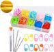 Merkloos Haak-stekenstiften Locking Stitch set met opbergdoos - breien haken knutselen - 9 stuks naainaalden - 10 kleuren stekenmarkeerders - 120 stuks