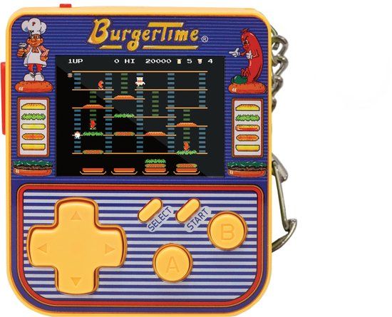 Evercade - Super Micro Keychain Gamer - Data East Burger Time