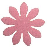Petra's Knutsel-News 100x Marrite 40 mm, glittervilt, eenzijdig glitter, fliz, roze, 18 x 12 x 5 cm