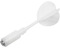Karella magneetdartpijl met geïntegreerde magneettip, stabiel met een hoge magnetische kracht, vervangende darts met veiligheidskop voor alle magnetische dartborden, geschikt voor kinderen en volwassenen, set van 3 stuks in wit