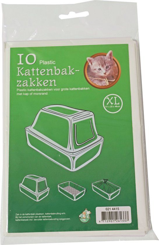 Boon Booda Box Kattenbakzakken - 10 stuks - 51x20x46 cm