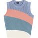 Paul Smith Gilet en maille col rond bleu pour femme