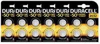 Duracell Lithium-knoopcellen 2032, 3 V, doos met 6 verpakkingen van 4 batterijen (in totaal 24 batterijen)