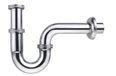 Cornat Buis-geurafsluiter voor wastafels - 1 1/4 inch x 32 mm - metaal verchroomd