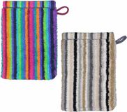 Cawö Lifestyle Streifen Babywashandje multicolor 16x22