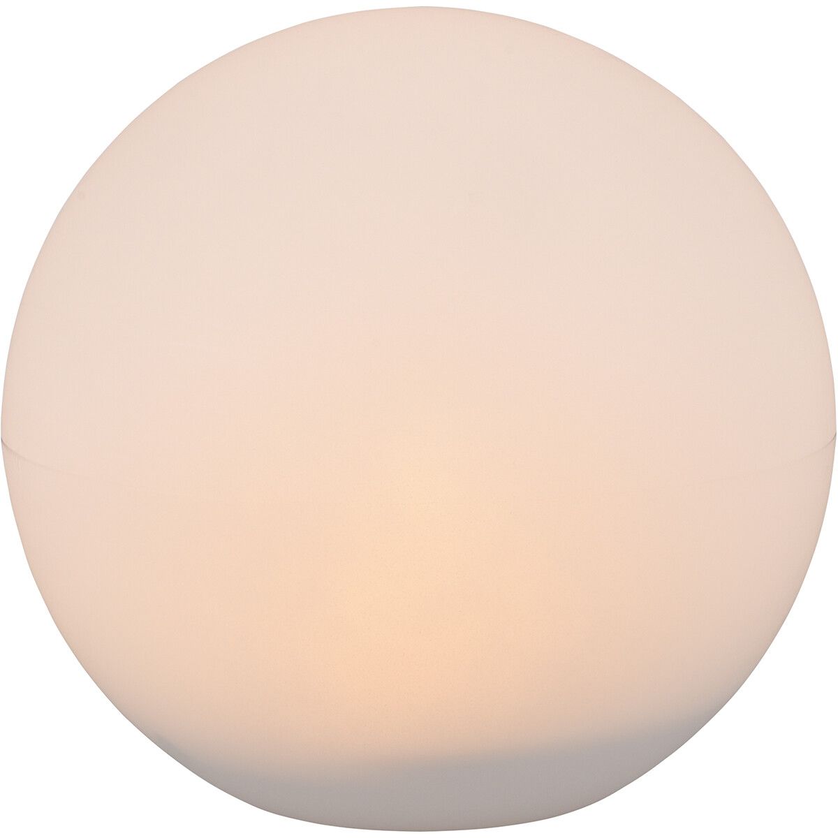 BES LED Trion Mallo XL Tafellamp - Zonne-energie - 5W - Warm Wit - RGBW - IP44 - Wit - Ø30cm