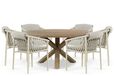 4 Seasons Outdoor Allora/Sand City 160 cm dining tuinset 7-delig