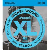 D'ADDARIO EXL150H snarenset voor elektrische Nashville Tuning
