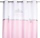 Atmosphera Kinder gordijn PRINCESSE RUBAN Roze Polyester 140 x 260 cm