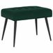 vidaXL Bank met knopen tufting Donkergroen 60 x 40 x 45 cm fluweel