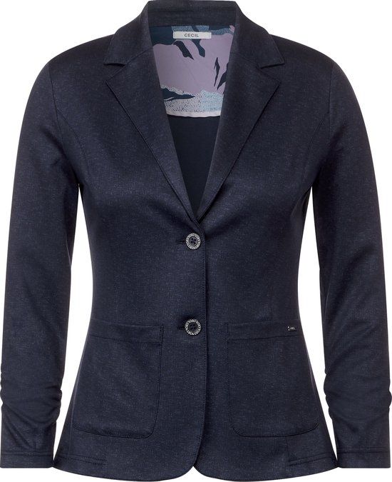 CECIL Sweat Blazer Women - Night Blue - Size S