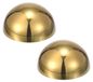 Omgoods - Set van 2 Roestvrijstalen Decoratieve Halve Bollen voor Buiten