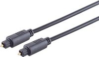 1aTTack.de 1x Glasvezelkabel 4 mm Toslink-connector 0,5 m verguld