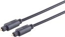 1aTTack.de 1x Glasvezelkabel 4 mm Toslink-connector 0,5 m verguld