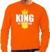 Bellatio Decorations Shoppartners Bv Koningsdag sweater King of the Kechs met kroontje oranje - heren - Kingsday outfit / kleding / trui XXL