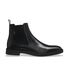 BOSS Calev Bottines en cuir noir à lacets (Taille 42)