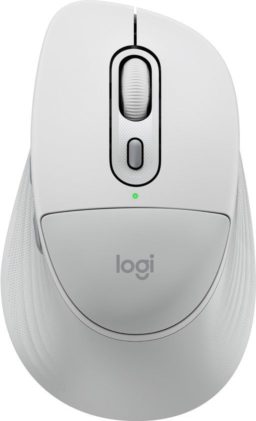 Logitech Signature Comfort Plus M850L Draadloze Bluetooth Muis Ergonomisch Wit