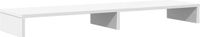 vidaXL Monitorstandaard wit 100x27x10 cm bewerkt hout