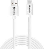 Sandberg 336-14 USB-kabel USB 2.0 2 m USB-C naar USB-C Wit